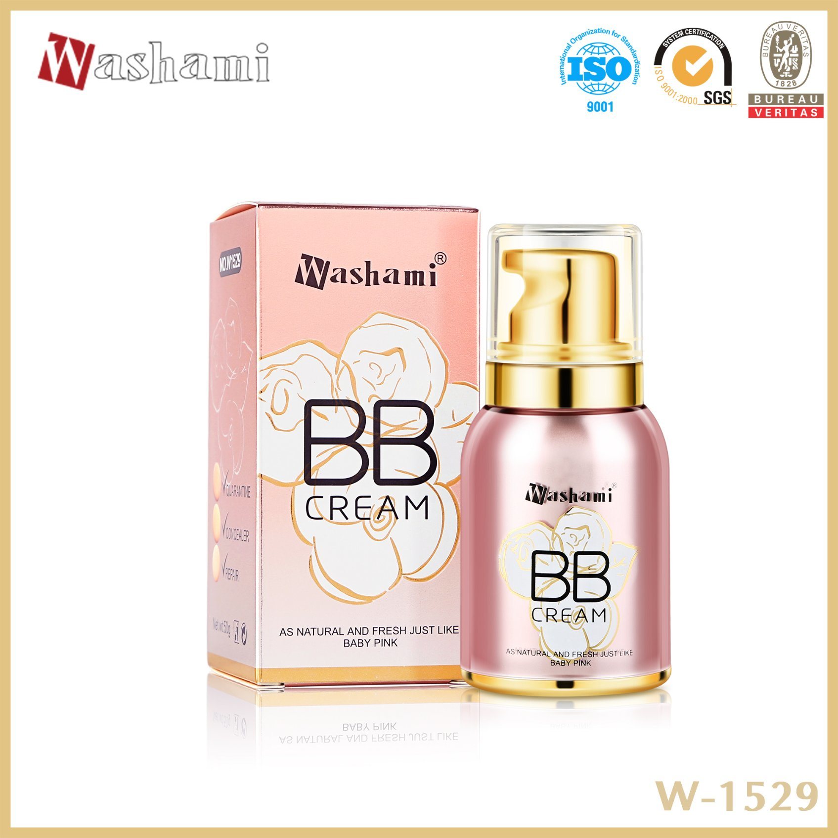 Washami Multi Effect Repair Makeup Foundation Bb Cream