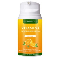 Organic Anti Acne & Dark Spot Brightening Skin Vitamin C Face Moisturizer Cream